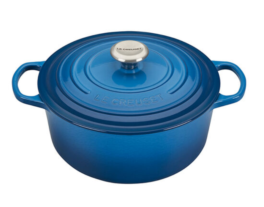 LE CREUSET ラウンドキャセロール 22cm Le Creuset ラウンド キャセロール 22cm | ブルー | FARFETCH JP
